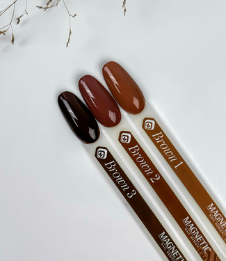 Magnetic Set 7 ml. Brown 3 st.