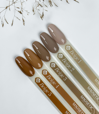Magnetic Set 7 ml. Beige 5 st.