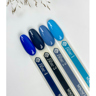 Magnetic Set 7 ml. Gelpolish Blue 4 st.