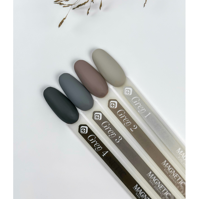 Set 7 ml. Gelpolish Grey 4 st.