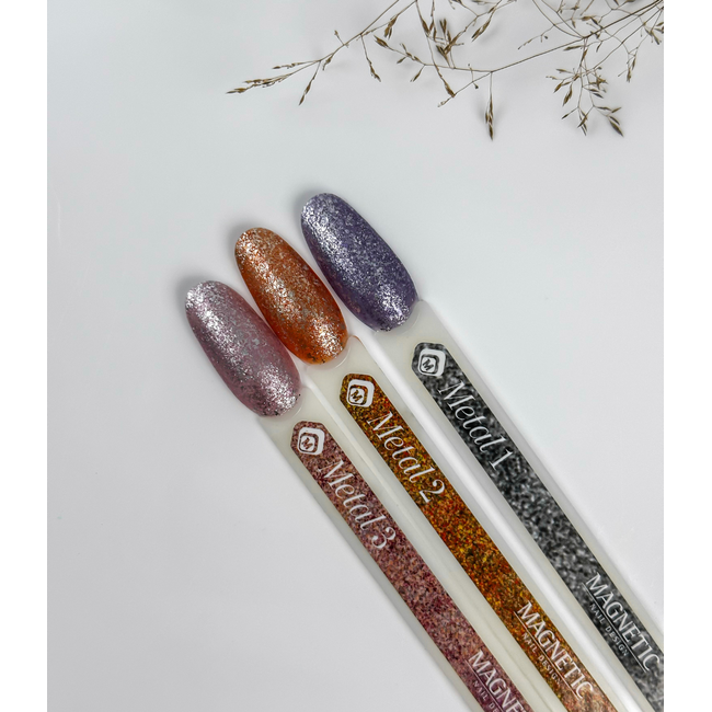 Set 7 ml. Gelpolish Metal 3 st.