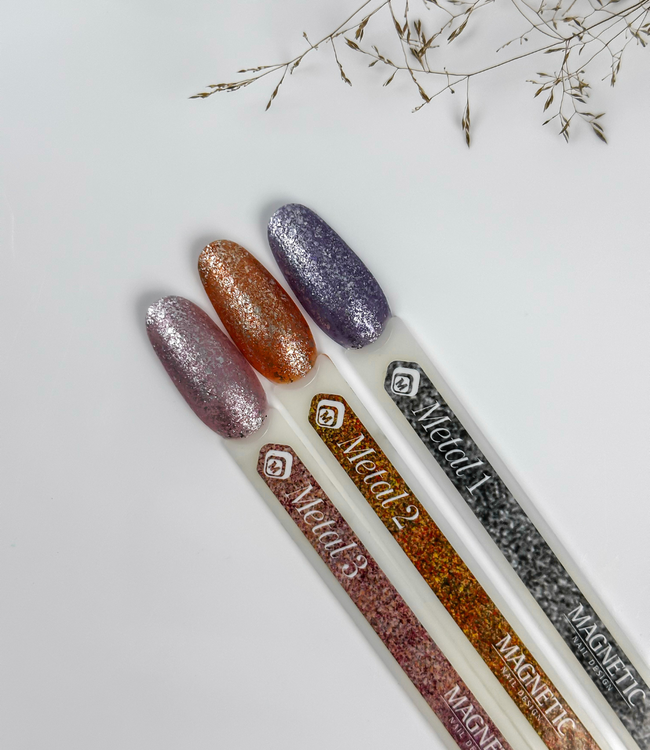 Set 7 ml. Gelpolish Metal 3 st.