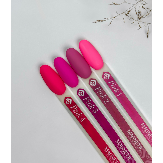 Set 7 ml. Gelpolish Pink 4 st.