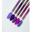 Set 7 ml. Gelpolish Purple 5 st.