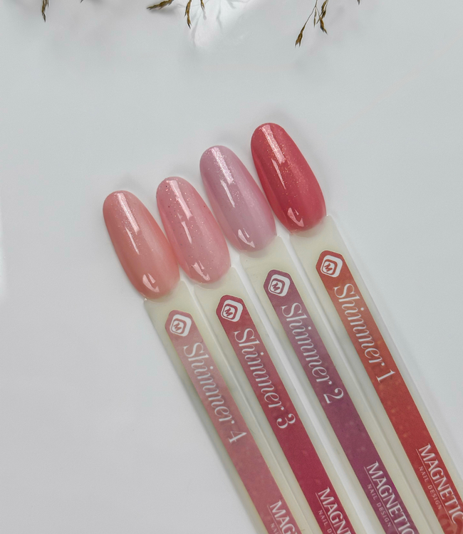 Set 7 ml. Gelpolish Shimmer 4 st.