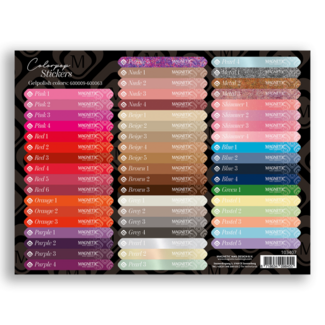 Magnetic Stickervel Gelpolish 600009 t/m 600063
