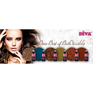 Diva Set Gellak Best of Both Worlds 6 st. 10 ml.