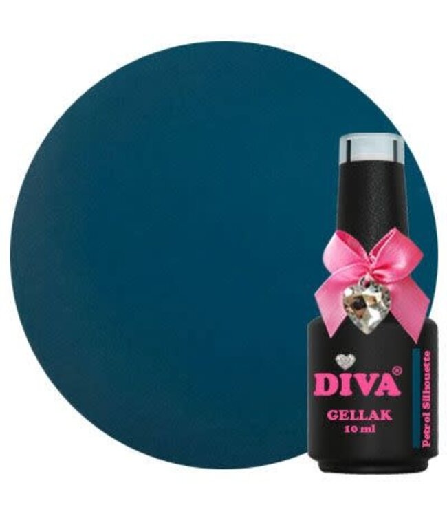 Diva 77 Gellak Petrol Silhouette 10 ml.