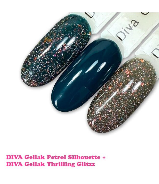 77 Gellak Petrol Silhouette 10 ml.