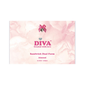 Diva Sandwich Dual Forms Almond 240 st.