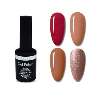 Urban Nails Café Rouge Gelpolish Collection 4x 8 gr.