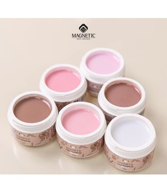 Magnetic Set Liquid Builder Gels 6 st. + gratis Stickervel