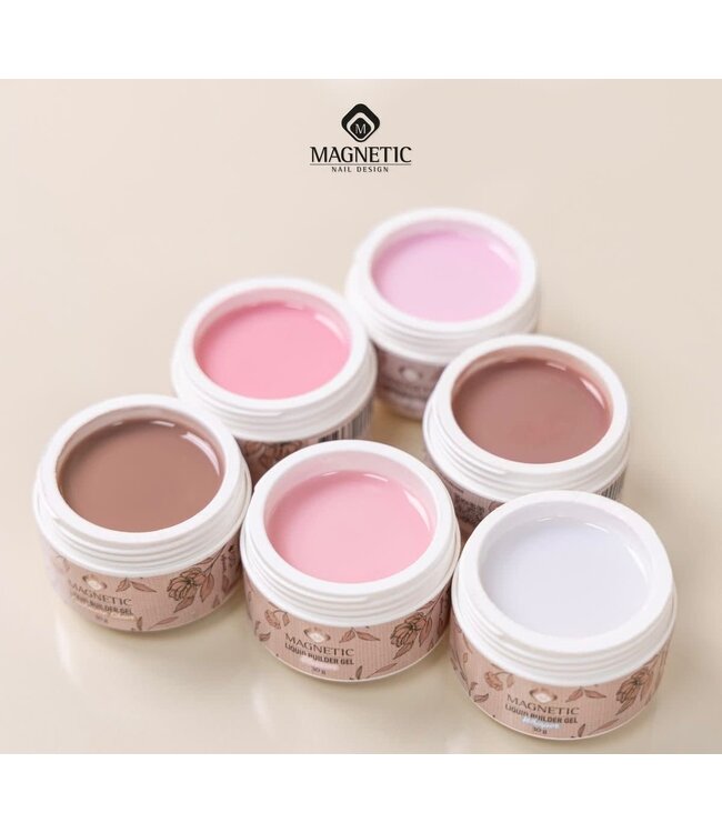 Set Liquid Builder Gels 6 st. + gratis Stickervel