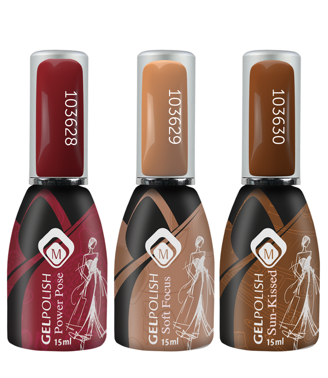 Set Fall for Glam Gelpolish 1, 3 stuks