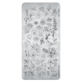 Magnetic Stempelplaat 71 Flowers