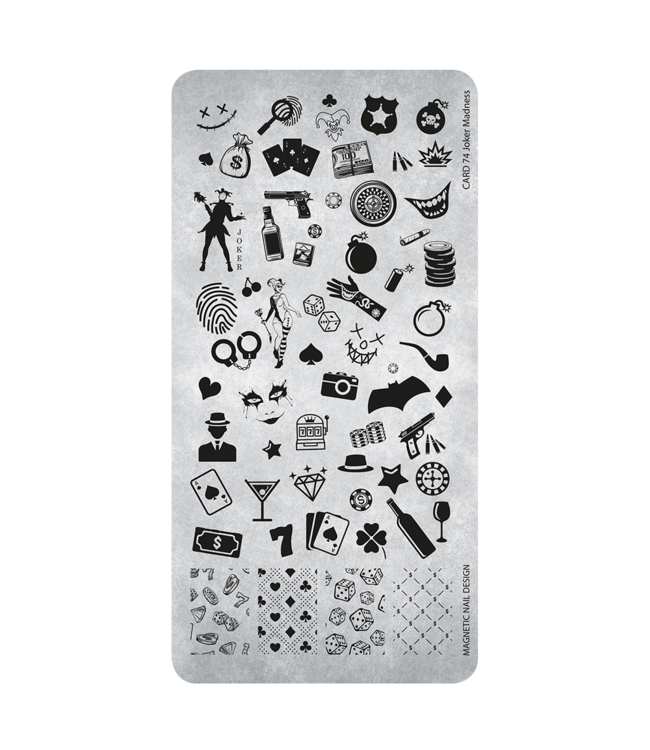 Stempelplaat 74 Joker Madness