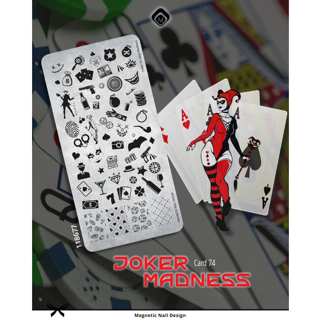 Stempelplaat 74 Joker Madness