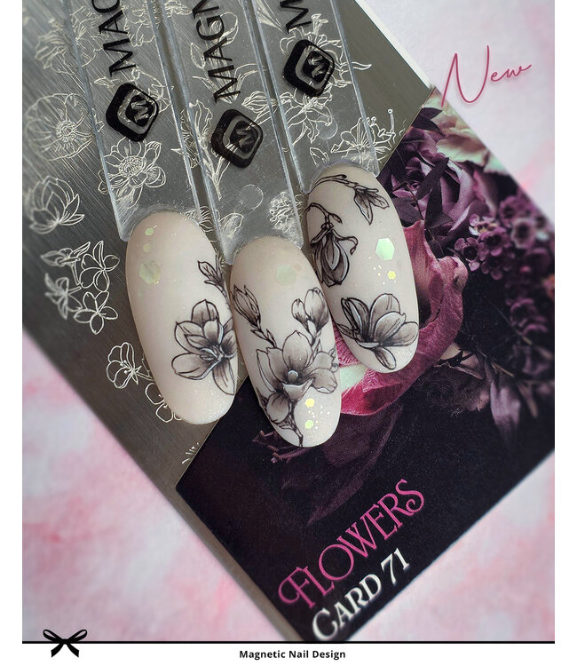 Stempelplaat 71 Flowers