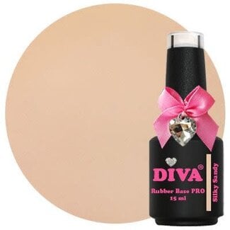 Diva Rubber Base Pro Silky Sandy 15 ml.