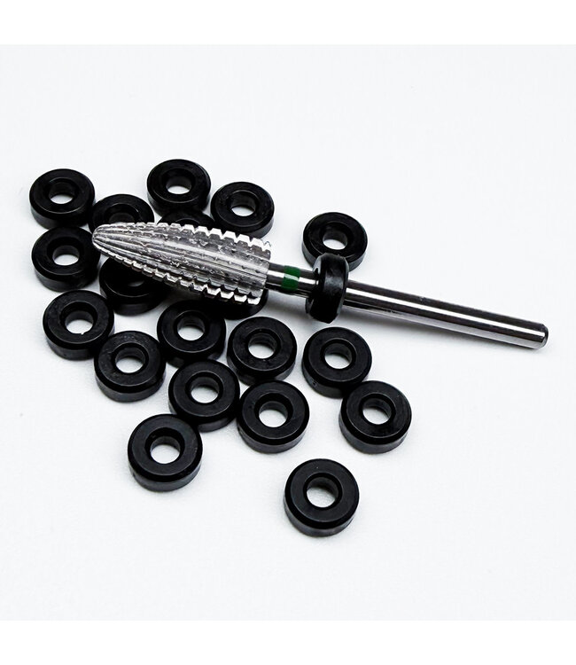 Siliconen Stofkappen Zwart 20 st.