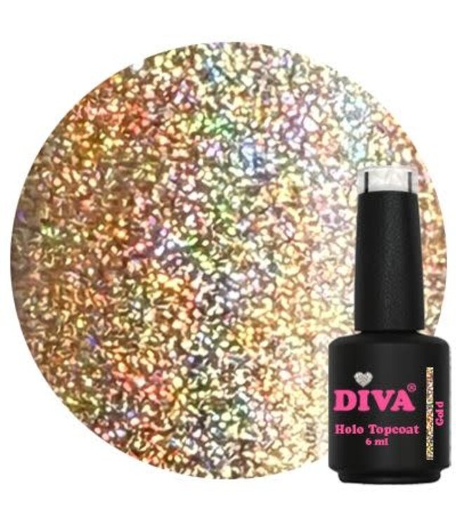 Duo Holo Topcoat Glow Like a Diva 2 st. 6 ml.