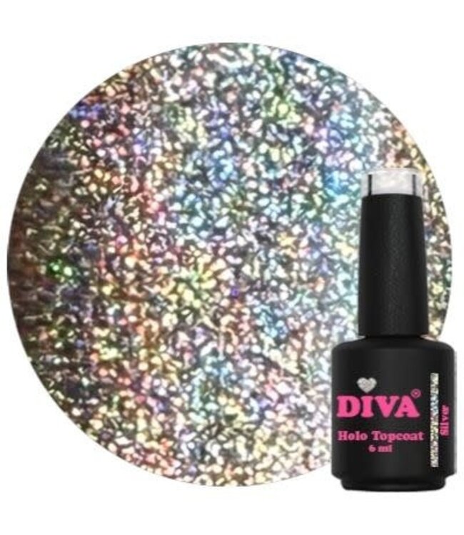 Duo Holo Topcoat Glow Like a Diva 2 st. 6 ml.