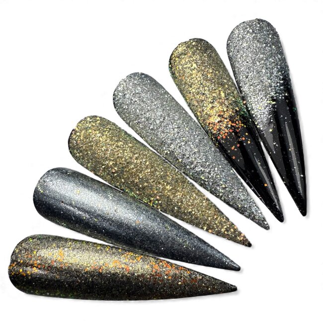 Glitter Pigment Duo Set 24K Gold & Silver