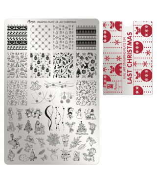 Moyra Stempelplaat 154 Last Christmas