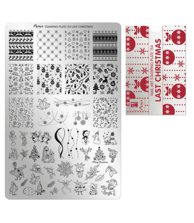 Stempelplaat 154 Last Christmas