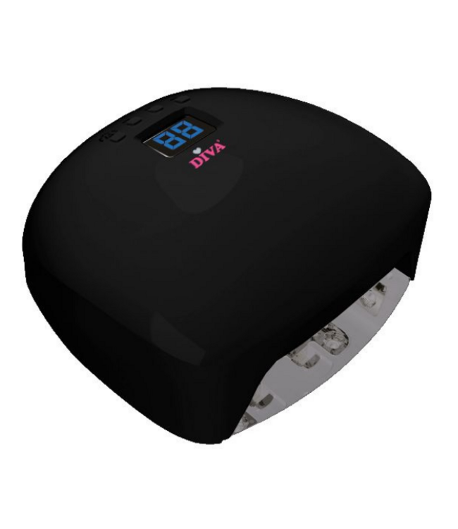 Diva Glamour Dual Wave LED Lamp Black