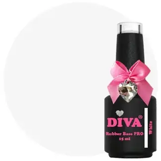 Diva Rubber Base Pro White 15 ml.