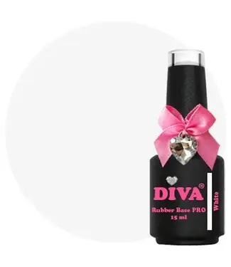 Diva Rubber Base Pro White 15 ml.