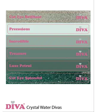 Diva Colorpop Stickers Crystal Water Divas