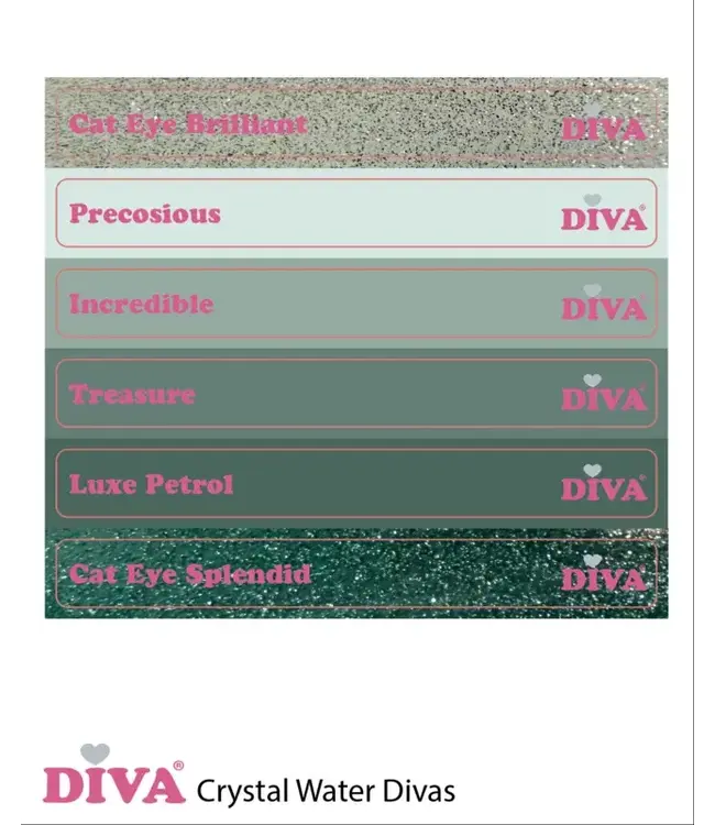 Diva Colorpop Stickers Crystal Water Divas