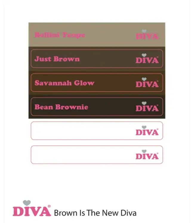 Diva Colorpop Stickers Brown is the new Diva