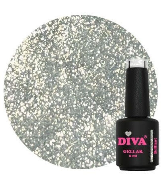 Set Gellak Crystal Water 6 x 6 ml. + gratis stickers voor op color pops