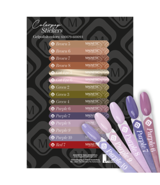 Magnetic Set 15 Gelpolish Kleuren (jan. 2026) + gratis Stickervel