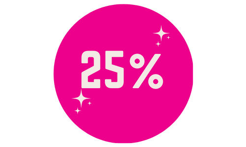 25%