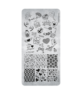 Magnetic Stempelplaat 80 Valentines Card