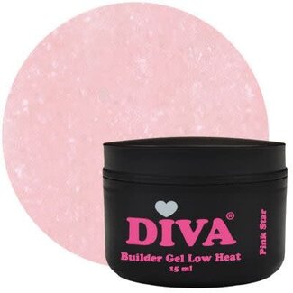 Diva Builder Gel Low Heat Pink Star 15 ml