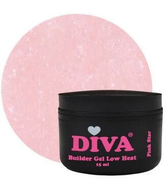 Diva Builder Gel Low Heat Pink Star 15 ml