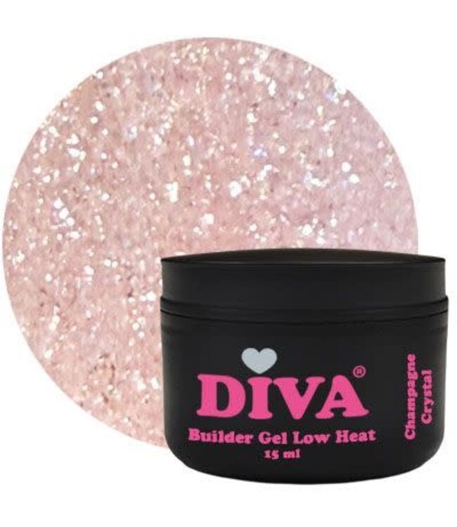 Builder Gel Low Heat Champagne Crystal 15 ml