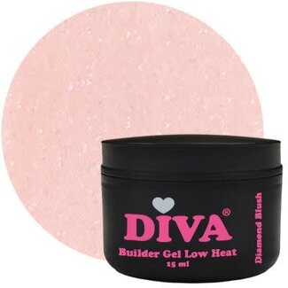 Diva Builder Gel Low Heat Diamond Blush 15 ml