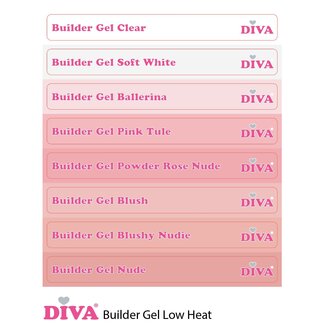 Diva Colorpop Stickers Low Heat Builder Gel Base Collectie