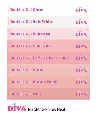 Diva Colorpop Stickers Low Heat Builder Gel Base Collectie