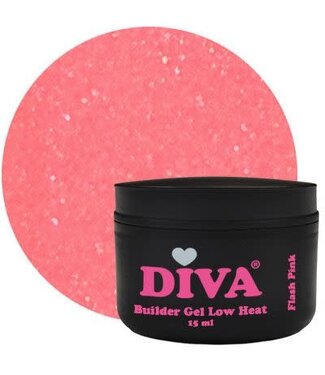 Diva Builder Gel Low Heat Flash Pink 15 ml