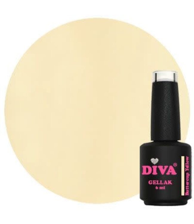 Diva 228 Gellak Buttercup Yellow 6 ml.