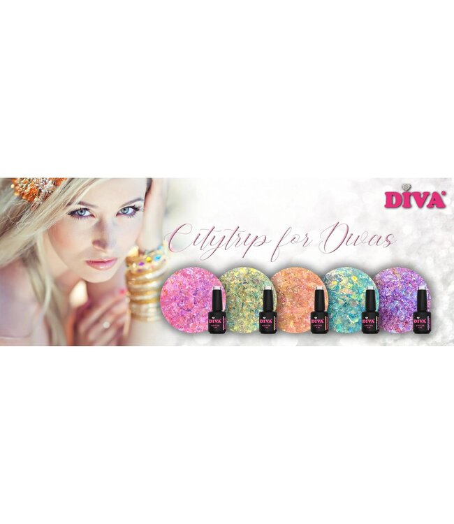 Diva Set Gellak Citytrip for Divas 5 x 6 ml.