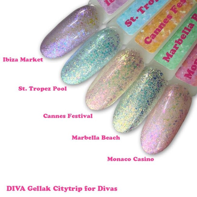 Set Gellak Citytrip for Divas 5 x 6 ml.