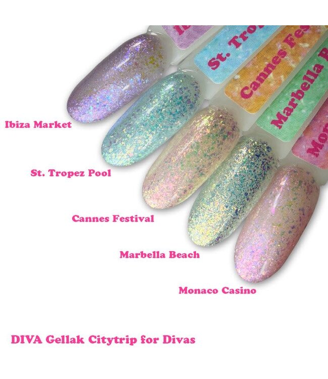 Set Gellak Citytrip for Divas 5 x 6 ml.